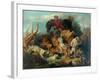 Hunting Scene-null-Framed Giclee Print