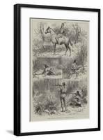 Hunting Sketches Among the Indians of Minnesota-null-Framed Giclee Print