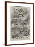 Hunting Sketches Among the Indians of Minnesota-null-Framed Giclee Print