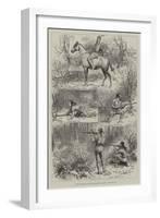 Hunting Sketches Among the Indians of Minnesota-null-Framed Giclee Print