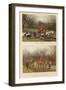 Hunting Sketches by G L Harrison-null-Framed Giclee Print