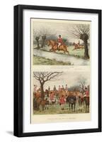 Hunting Sketches-null-Framed Giclee Print