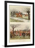 Hunting Sketches-null-Framed Giclee Print