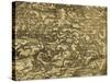 Hunting Snakes in Northern Bosnia, Engraving from Universal Cosmology-Andre Thevet-Stretched Canvas