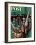 "Hunting still life," Saturday Evening Post Cover, November 11, 1944-John Atherton-Framed Giclee Print