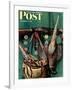 "Hunting still life," Saturday Evening Post Cover, November 11, 1944-John Atherton-Framed Giclee Print