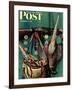 "Hunting still life," Saturday Evening Post Cover, November 11, 1944-John Atherton-Framed Giclee Print