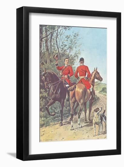 Hunting Team (1892)-J^ Condamy-Framed Premium Giclee Print