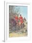 Hunting Team (1892)-J^ Condamy-Framed Art Print