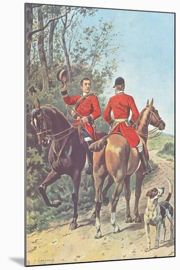 Hunting Team (1892)-J^ Condamy-Mounted Art Print