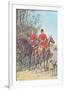 Hunting Team (1892)-J^ Condamy-Framed Art Print