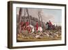 Hunting: “” the Fox Hunt”” English Lithography by Henri Alken (1774-1850) 19Th Century Paris, B.N.-Henry Thomas Alken-Framed Giclee Print