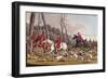 Hunting: “” the Fox Hunt”” English Lithography by Henri Alken (1774-1850) 19Th Century Paris, B.N.-Henry Thomas Alken-Framed Giclee Print