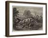 Hunting the Gemsbok in South Africa-null-Framed Giclee Print