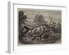 Hunting the Gemsbok in South Africa-null-Framed Giclee Print