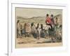 Hunting the Hounds, 1865-John Leech-Framed Giclee Print