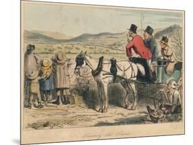 Hunting the Hounds, 1865-John Leech-Mounted Giclee Print