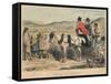 Hunting the Hounds, 1865-John Leech-Framed Stretched Canvas