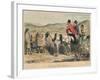 Hunting the Hounds, 1865-John Leech-Framed Giclee Print