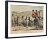 Hunting the Hounds, 1865-John Leech-Framed Giclee Print