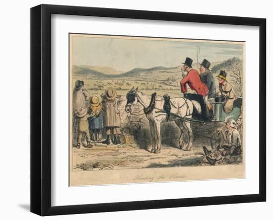 Hunting the Hounds, 1865-John Leech-Framed Giclee Print