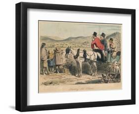 Hunting the Hounds, 1865-John Leech-Framed Premium Giclee Print