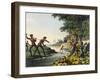 Hunting the Kangaroo, Aborigines in New South Wales-John Heaviside Clark-Framed Giclee Print