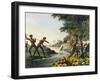 Hunting the Kangaroo, Aborigines in New South Wales-John Heaviside Clark-Framed Giclee Print