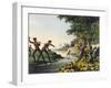 Hunting the Kangaroo, Aborigines in New South Wales-John Heaviside Clark-Framed Giclee Print