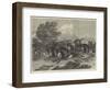 Hunting the Sable Antelope in South Africa-Samuel John Carter-Framed Giclee Print