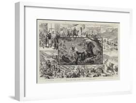 Hunting the Wild Boar in Morocco-null-Framed Giclee Print