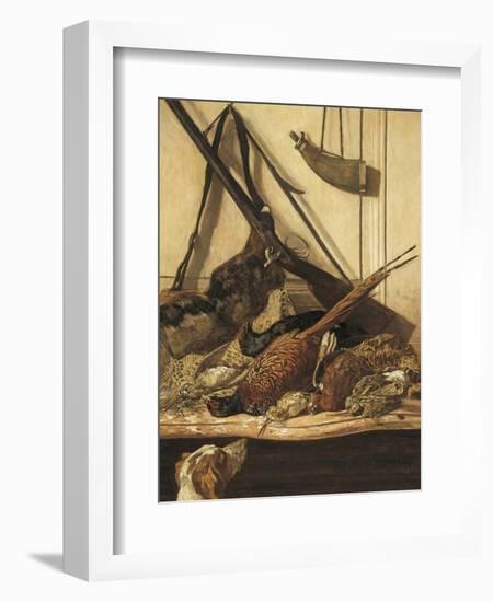 Hunting Trophies-Claude Monet-Framed Art Print