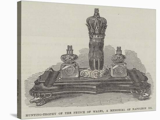 Hunting-Trophy of the Prince of Wales, a Memorial of Napoleon Iii-null-Stretched Canvas
