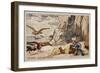 Hunting Vultures-null-Framed Giclee Print