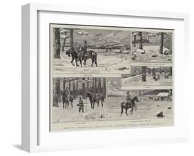 Hunting White-Tail Deer in the Kootenay Valley, British Columbia-null-Framed Giclee Print