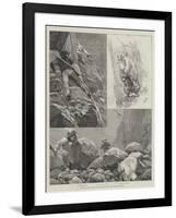 Hunting Wild Goats in the Rocky Mountains, North America-Richard Caton Woodville II-Framed Giclee Print