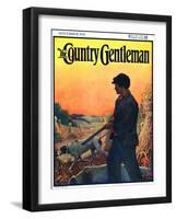 "Hunting with Dogs," Country Gentleman Cover, November 1, 1925-Zack Hogg-Framed Giclee Print