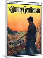 "Hunting with Dogs," Country Gentleman Cover, November 1, 1925-Zack Hogg-Mounted Giclee Print