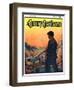 "Hunting with Dogs," Country Gentleman Cover, November 1, 1925-Zack Hogg-Framed Giclee Print