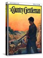 "Hunting with Dogs," Country Gentleman Cover, November 1, 1925-Zack Hogg-Stretched Canvas