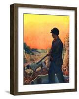 "Hunting with Dogs,"November 1, 1925-Zack Hogg-Framed Giclee Print