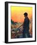 "Hunting with Dogs,"November 1, 1925-Zack Hogg-Framed Giclee Print