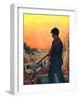 "Hunting with Dogs,"November 1, 1925-Zack Hogg-Framed Giclee Print