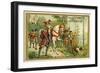 Hunting with Falcons, Compiegne, France-null-Framed Giclee Print