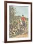 Hunting with the Dogs (1892)-J^ Condamy-Framed Art Print