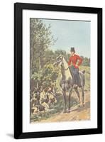 Hunting with the Dogs (1892)-J^ Condamy-Framed Art Print