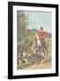 Hunting with the Dogs (1892)-J^ Condamy-Framed Art Print