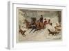 Hunting Wolves, Russia-null-Framed Giclee Print