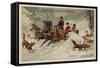 Hunting Wolves, Russia-null-Framed Stretched Canvas