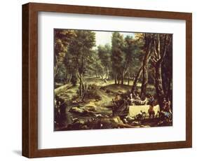 Hunting-Alessandro Magnasco-Framed Giclee Print